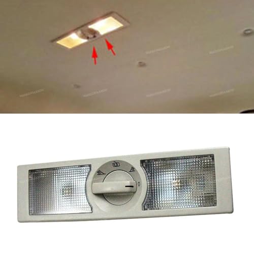 Lámpara trasera e interruptor gris de luz para solucionar fallos en plafón Touran 2