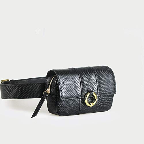 Damen-Hüfttasche aus PU-Leder mit Serpentin-Gürteltasche, Hüfttasche, Handytasche