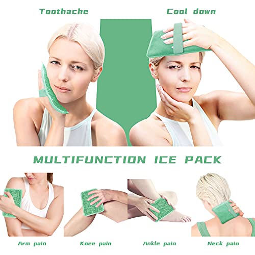 Image of Gel Ice Pack for Injuries Ice Bag with Strap-1 Pack Reusable Hot Cold Pack