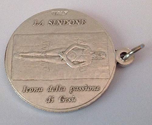 The Holy Face Shroud of Jesus Christ Medal - - Real Italian Masterpiece BIg Size - 32 mm - Made in HIGH RELIEF4