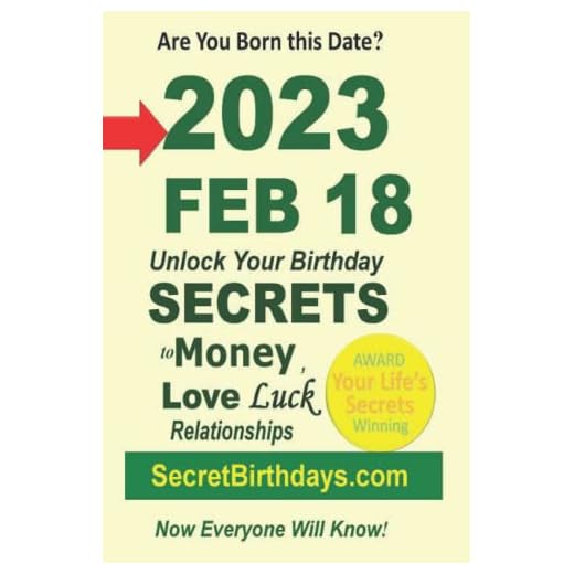 Born 2023 Feb 18? Your Birthday Secrets to Money, Love Relationships Luck: Fortune Telling Self-Help: Numerology, Horoscope, Astrology, Zodiac, Destiny Science, Metaphysics