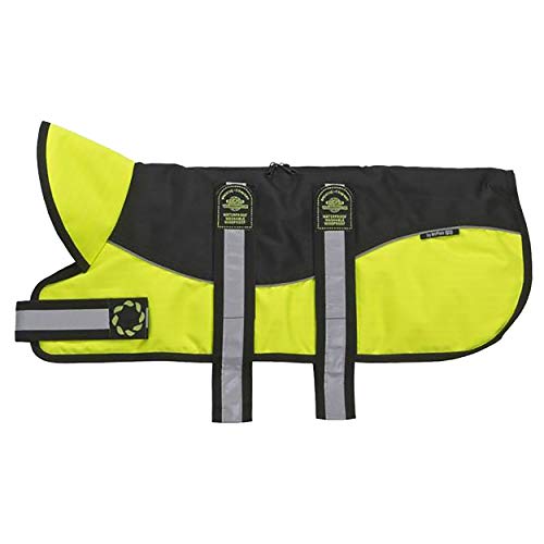 Outhwaite - Chaleco acolchado reflectante con arnés Hi Viz para perros (51cm) (Escocés)
