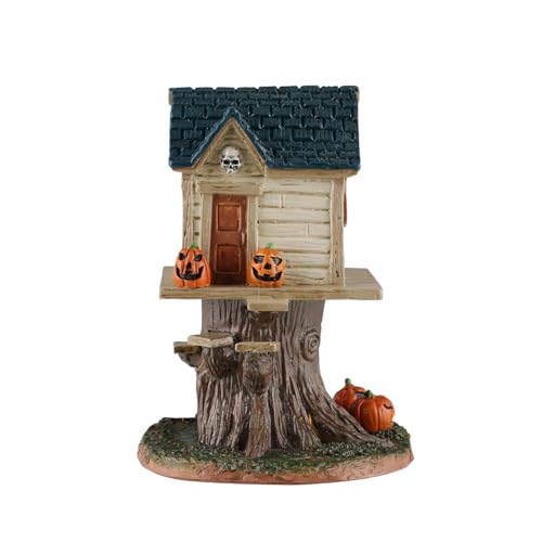Lemax 64602 Casa del árbol de calavera para decoración de Halloween 3