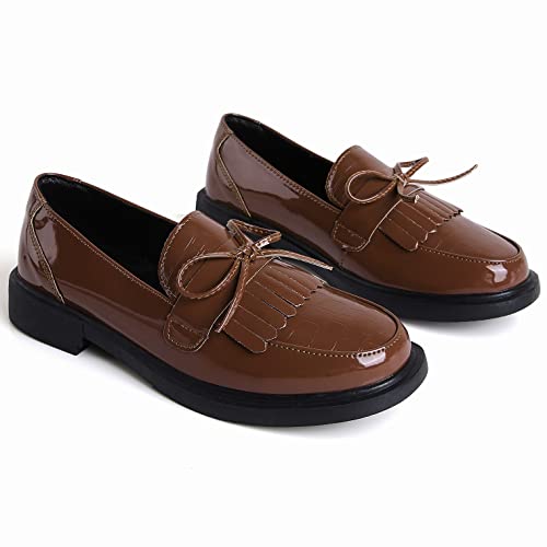 Image of VOCNTVY Loafers for Women Slip On Comfort Business Work Shoes