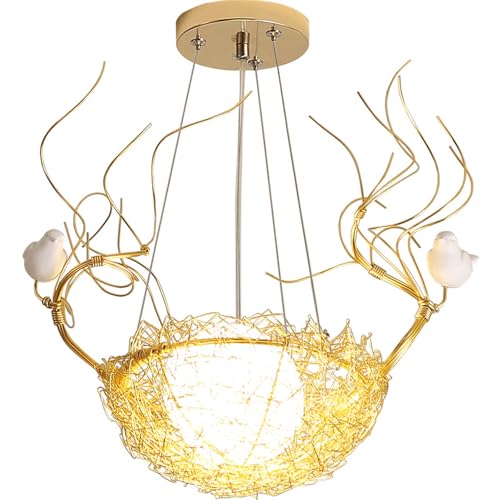 Suspension LED oiseau au design créatif pour sublimer l'ambiance d'un bar