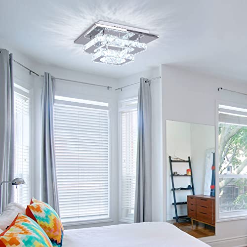 Cainjiazh Cool White LED Crystal Chandelier for Modern Spaces - Image 4