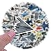 Fighter Plane Stickers Pcak, 60pcs Cool Fighter Jet Stickers for Teens Adults Men, Military Plane Vinyl Decals for Laptop Water Bottle Scrapbook Journal