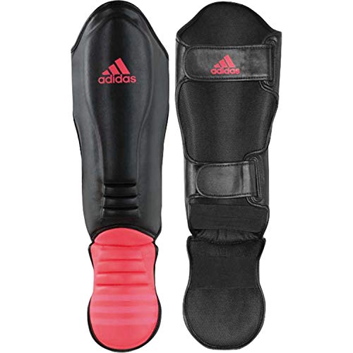 adidas Hybrid Super Pro Schienbeinschützer Schwarz Rot Extra Large