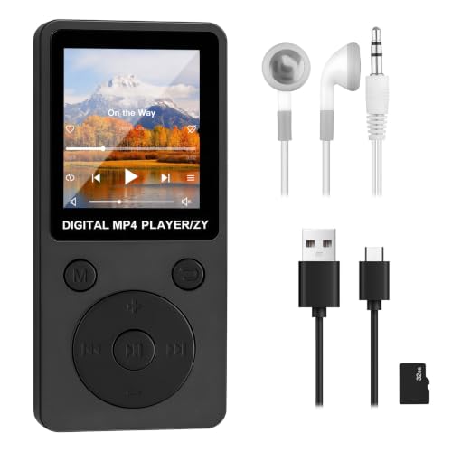 32Go Lecteur MP3 Bluetooth 5.3 avec Haut-Parleur Intégré Baladeur Portable