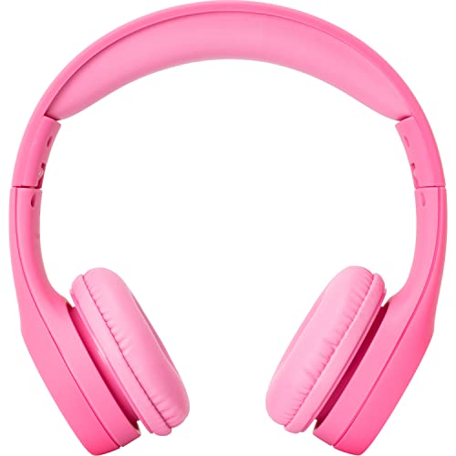 Image of Snug Play+ Kids Headphones - Volume Limited 93dB for Safe Listening - Foldable, Durable Headphones for Toddlers, Boys & Girls - Tangle-Free Cord - Ideal for Travel, School, Tablets - Pink