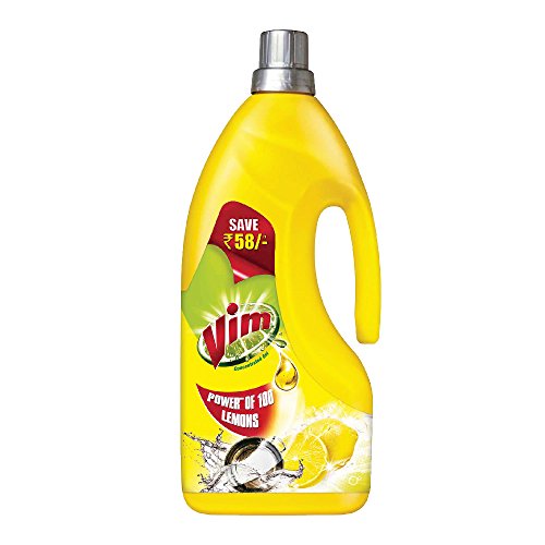 Image of Vim Dishwash Gel, Lemon, 1.8 L & Advanced Detergent Powder - 7 kg Combo