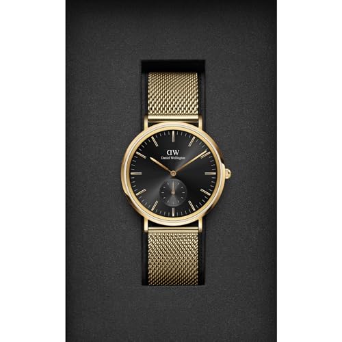 Daniel Wellington Men Black Round Analogue Watch- DW00100713K - Image 5