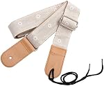 Simple Linen Leather Ukulele Strap Adjustable Length Durable Uke Straps with Nail, Rope, Picks