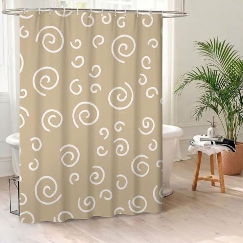 Rideau de douche anti-moisissure et imperméable avec ourlet lesté stable - 3