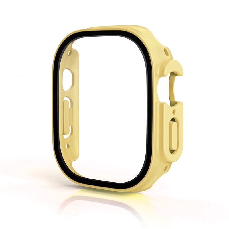 Protection Apple Watch Ultra 49mm jaune pour le sport et outdoor