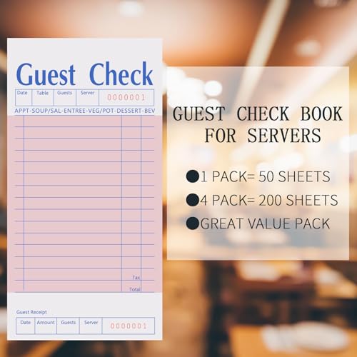 Carnet de serveuse pour fournitures de restaurant indispensable aux services du midi