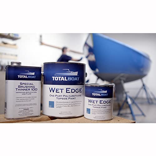 TotalBoat Wet Edge Marine Topside Paint for Boats, Fiberglass, and Wood