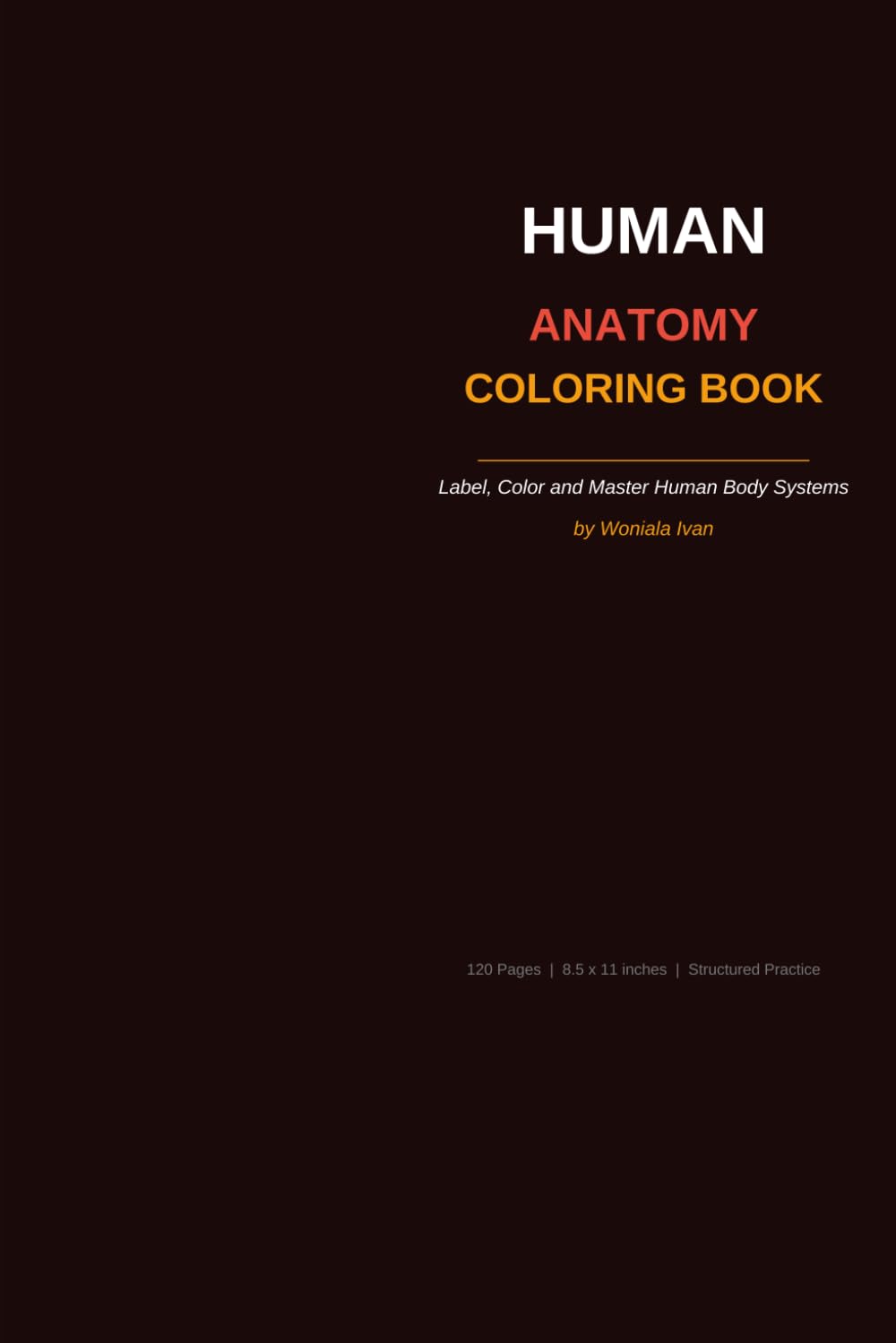 Human Anatomy Coloring Book: Anatomy Workbook with Detailed Illustrations and Labels