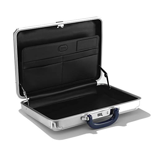 ZERO Halliburton Pursuit Aluminum Hardside Attaché (Silver, Medium Attaché)4
