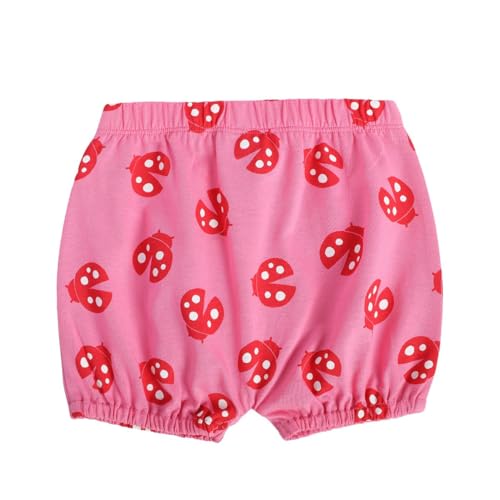 Image of miniklub Baby Elastic Knitted Cotton Printed Short, Pack of 3 (Multi Color)