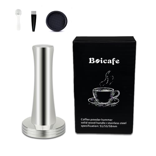 Boicafe Kaffee-Stampfer, 39 mm, 40 mm, Espresso-Stampfer, 39 mm, 40 mm, 304 Edelstahl, Espresso-Kaffee-Stampfer, 39 mm, 40 mm, mit Matte Boicafe Kaffee-Stampfer, 39 mm, 40 mm, Espresso-Stampfer, 39 mm, 40 mm, 304 Edelstahl, Espresso-Kaffee-Stampfer, 39 mm, 40 mm, mit Matte