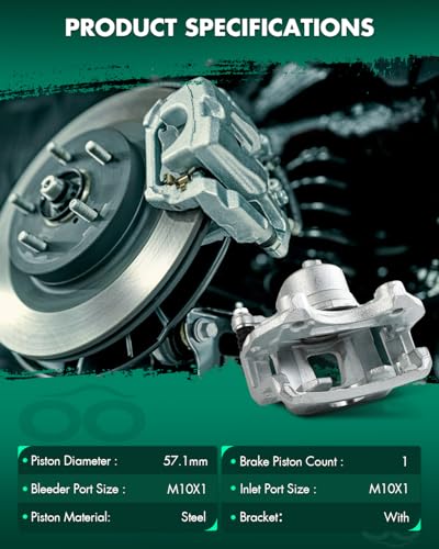 Image of SCITOO 19-B1218 Front Right Disc Brake Caliper Assembly w /Bracket For INFINITI For I30 1996-1999,For Nissan For Altima 1993-2001,For Nissan For Maxima 1989-1999,For Nissan For Sentra 2000 2002-2006