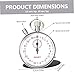 TusaMer Mechanical Stopwatch 30s Handheld Analog Stopwatch with Pause Stainless Steel Stop Watches Timer Stopwatches Stop Watch Watches Timer for Sports.