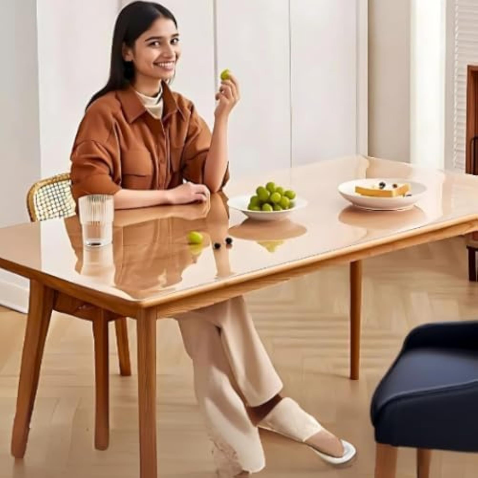 Transparent PVC Waterproof Table Cover for Dining