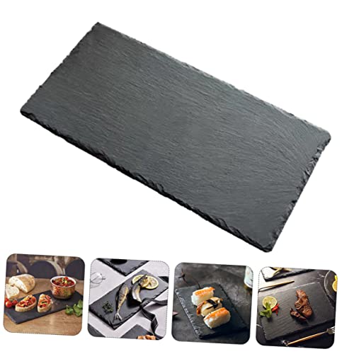 2 platos de postre antideslizantes negros para sushi miniatura 2