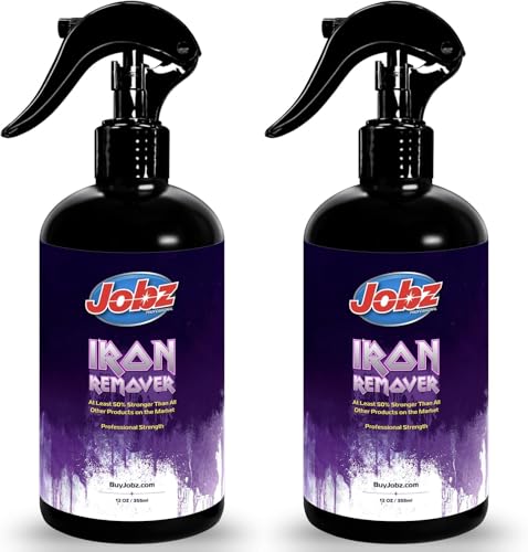 Jobz Professional Iron Remover and Rust Spot Spray for Car Detailing | 2 Pack | Effortlessly Eliminate Iron Deposits from Your Car's Paint | Strong Brake Rust and Vehicle Rust Remover