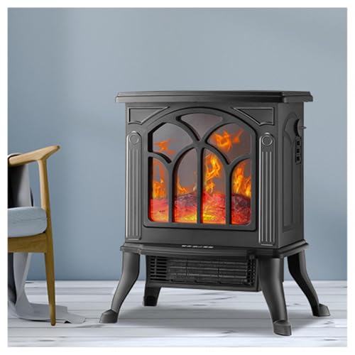 WXJHNYBS 1800W Fireplace, Kurzschlussschutz Heaters for Room Leise und Geräuscharm Kein Licht und Keine Strahlung Heizstrahler Baby für Badezimmer und Innenbereich