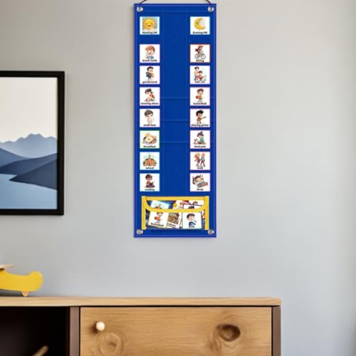 Tableau de routine visuelle pour apaiser le quotidien des petits