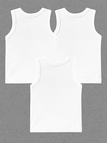 Image of Kidbee Cotton Vests for Boys & Girls (Set of 3)