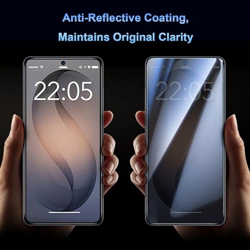 Image of OneFish Privacy Screen Protector Designed Compatible with Samsung Galaxy S26 Ultra, 9H Tempered Glass, Scratch Resistant Bubble Free, Easy Installation, Auto Dust-Elimination 2 Pack