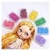 HCZ 3 0PCS / Parcelle 3cm Couleur Mixte Couleur Coup de Poule Mini Pince à Cheveux for Blyth, Licca, Ob11, ob24,1/6 1/12 BJD Poupées Accessoires fenêtre décoration Artisanat Mignon