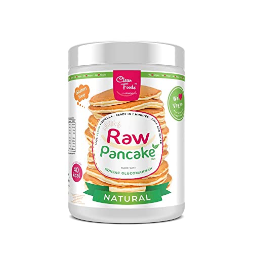 CleanFoods Raw Pancake neutraler Geschmack I Frei von Gluten, Zucker und Fett I 21 Kalorien pro Pfannkuchen