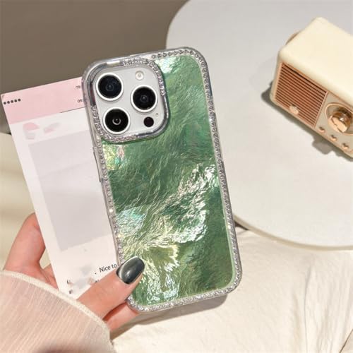 Coque silicone antichoc iPhone avec diamants protectrice