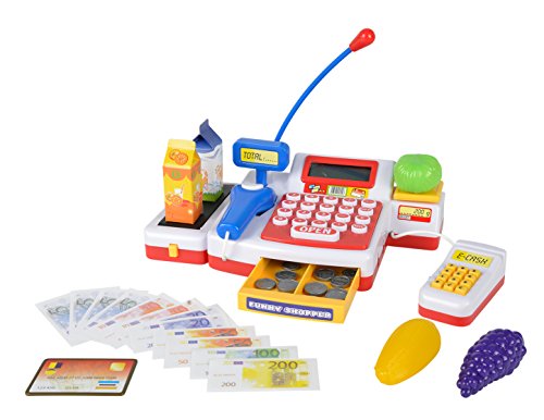 Caja registradora para juego simbólico Simba con calculadora interactiva 3
