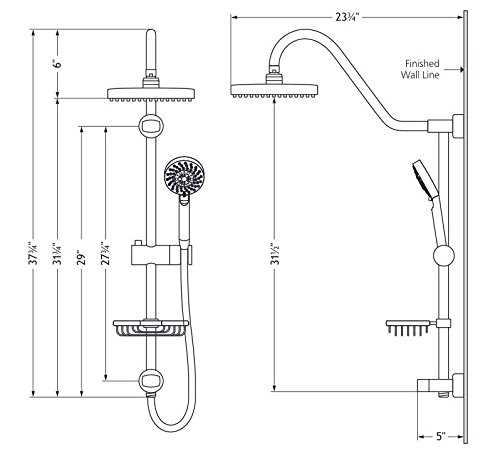 Pulse 1011-Orb Shower Spa, Oil Rubbed Bronze #TOP1