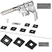 7402 Universal Outside Thread Chaser and 202817 Metric Die Set (3 Dies) for Thread Repair Tool, Similar to OTC 7402, 202817