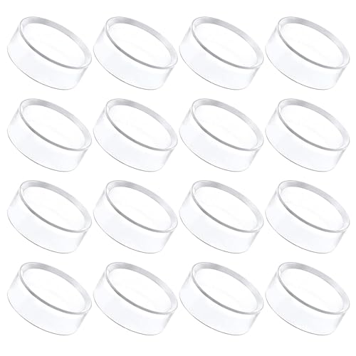 UNTERING 16 soportes de béisbol, soportes transparentes para exhibición de pelotas de béisbol, soportes de almacenamiento de esfera para sóftbol