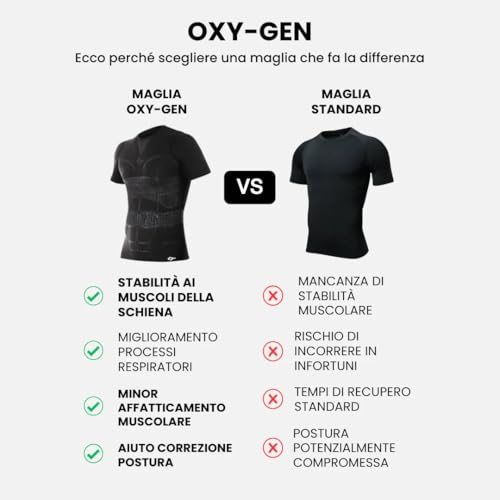 T-shirt biomécanique compression FLOKY Oxygen noir textile technique - 6