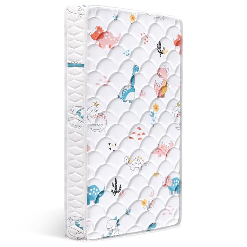 Ours à bulles Hochwertige Schaumstoff Matratze 60x120, Hochwertiger Weicher Mikrofaserstoff - Hypoallergen, 6 cm Starke Und Weiche Kindermatratze,...