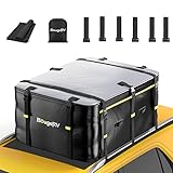dachkoffer thule kaufen [Advanced Wasserabweisender] Die BougeRV-Dachtasche besteht aus regenfeste wasserdichter Polyestermaterial. Mit dem wasserdichten Hochleistungsreißverschluss und dem Klettband sowie der verlängerten Wasserleitwand kann das Eindringen von Regenwasser besser verhindert werden, um es trocken zu halten.
