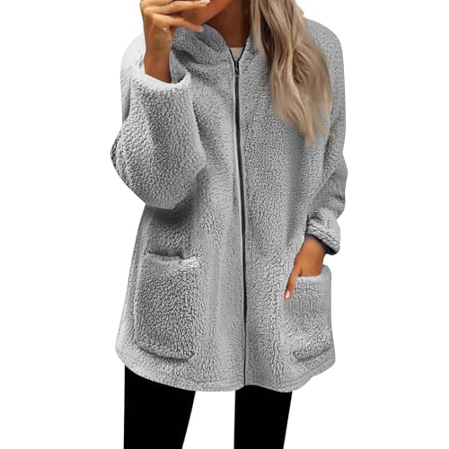 Genérico Cazadora Piel Mujer, Trekking Termica Parkas Invierno, Chaquetas Abrigos Largos, Cuero Anoraks Bomber Esquí Sudaderas Larga Vestir Outlet Chaqueta Acolchada Mujer, XL