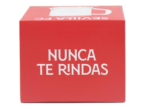 CYPBRANDS Sevilla FC, Jarra de Cerveza, Vidrio, Capacidad 280 ml, Transparente, Producto Oficial