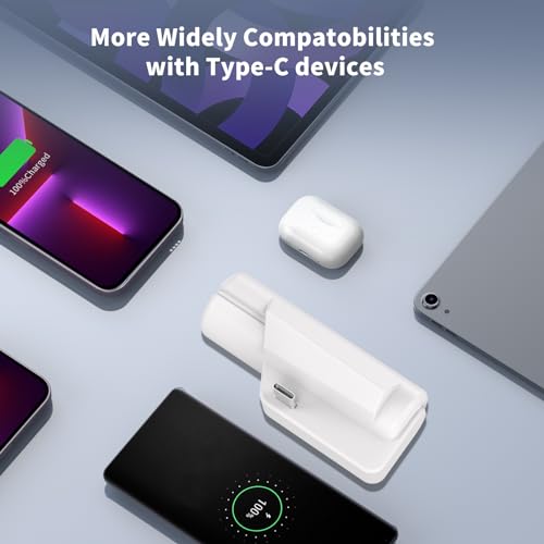 Batería portátil Meta Quest 2 FLSTOR de 5000 mAh con conector USB-C para cargador de gafas VR 5