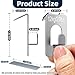 Unlumm Claw Picture Hangers - 20Pcs Picture Hanger for Drywall Tool-Free Drywall Hooks Support 27Lbs for Hanging Pictures, Mirrors, Frame No Damage Heavy Duty Wall Hanger for Home Office Decor