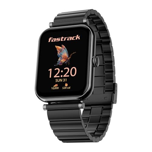 Image of Fastrack Noir Charm Women Smart Watch 1.65 inch inch AMOLED Display,Sleek Design,AI Watchface & AI Chat,Functional Crown,24 /7 Health Suite,BT Calling,SpO2,HRM,IP68, Multiple Menu Styles,Games - Black