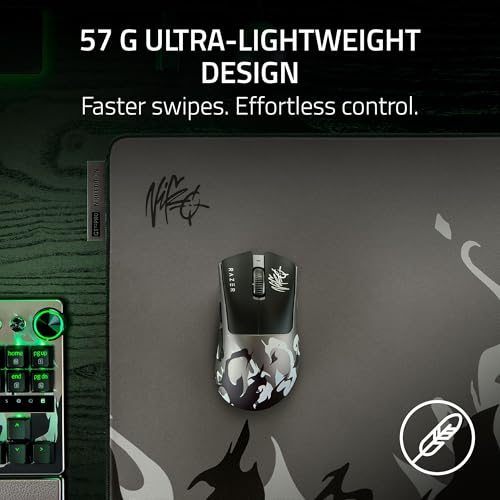 Image of Razer DeathAdder V4 Pro Wireless Gaming Mouse, 8Khz, 57g, Niko Edition | Optical Scroll Wheel, Optical Switches Gen-4, Focus Pro 45K Sensor Gen-2